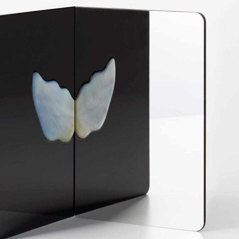 (ฟิกเกอร์) Stand Mirror Visi-Visual _ Small (White Butterfly Shell) | แรนเดน