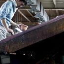 [UMBRELLA] PARASOL STAR BLUE | HAND PRINTING