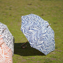 [UMBRELLA] PARASOL STAR BLUE | HAND PRINTING