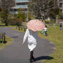 [우산] 양산 별 오렌지 | 핸드 프 린 팅