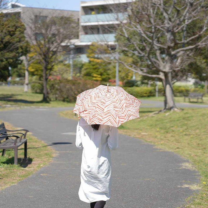 [우산] 파라솔 스타 핑크 | 손 인쇄
