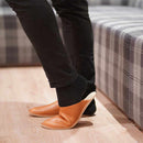 [SLIPPERS] WAXEDLEATHER (CAMEL) | LEATHER PROCESSING