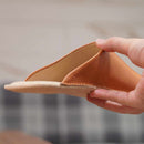 [SLIPPERS] GENUINE LEATHER (CAMEL) | LEATHER PROCESSING