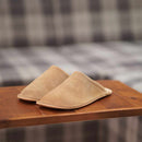 [SLIPPERS] VELOUR (BEIGE) | LEATHER PROCESSING