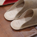 [SLIPPERS] VELOUR (BEIGE) | LEATHER PROCESSING