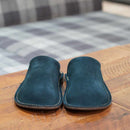 [SLIPPERS] VELOUR (NAVY) | LEATHER PROCESSING