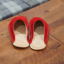 [SLIPPERS] VELOUR (RED) | LEATHER PROCESSING