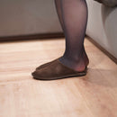 [SLIPPERS] VELOUR (DARK BROWN) | LEATHER PROCESSING