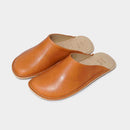 [SLIPPERS] WAXEDLEATHER (CAMEL) | LEATHER PROCESSING