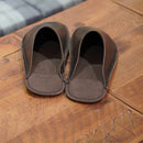 [SLIPPERS] WAXEDLEATHER (DARK BROWN) | LEATHER PROCESSING