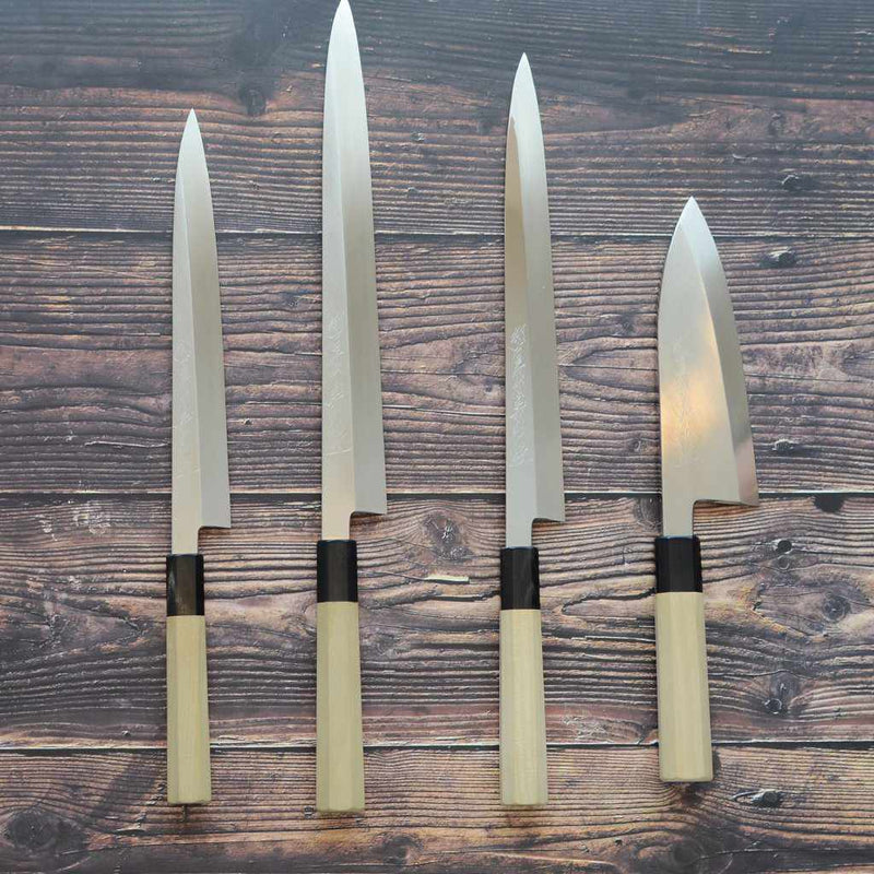 [廚房（Chef）刀具] Mov Honyaki Yanagi Knife （240mm， 270mm ， 300mm）鏡面完成 | Sakai Forged Blades