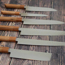 [주방 (요리사) 칼 69 층 다마스커스 나지리 160mm 오크 팔각형 패턴 - 카키 시부 마감 - | 사카이 단조 블레이드