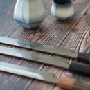 [KITCHEN (CHEF) KNIFE] SATO UMA MITSUHIRO YOSHIHIRO SHIRAJI STEEL WATER-GRILLED HONYAKI TIP MARU OCTOPUS KNIFE 330MM MIRROR SURFACE WAVE FLOATING 1ST PLACE OCTAGONAL PATTERN | SAKAI FORGED BLADES|YAMAWAKI CUTLERY