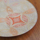 [LARGE PLATE (PLATTER)] PLATE (HANA CLOISONNE) BEIGE | NISHIJIN TEXTILES | RE:NISTA
