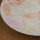[LARGE PLATE (PLATTER)] PLATE (HANA CLOISONNE) BEIGE | NISHIJIN TEXTILES | RE:NISTA