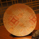 [LARGE PLATE (PLATTER)] PLATE (HANA CLOISONNE) BEIGE | NISHIJIN TEXTILES | RE:NISTA